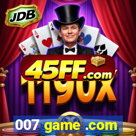 007 game .com